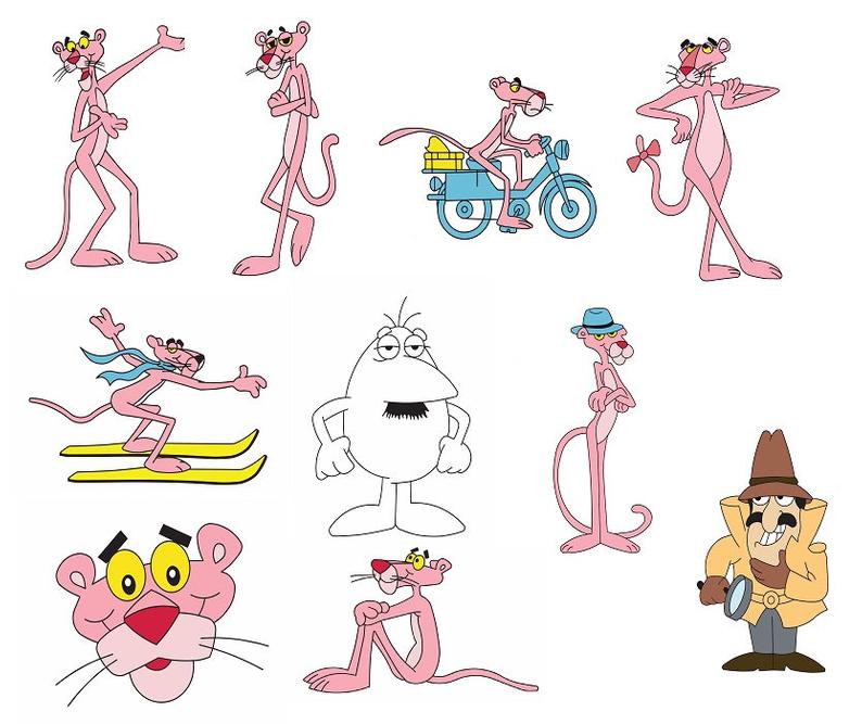 794x667 Pink Panther Inspector Clouseausvg Filesvg Vector Etsy