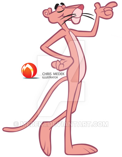 Pink Panther Vector at Vectorified.com | Collection of Pink Panther ...