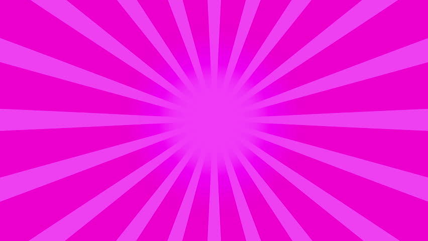 852x480 Pink Burst Vector Background Comic Stock Footage Video