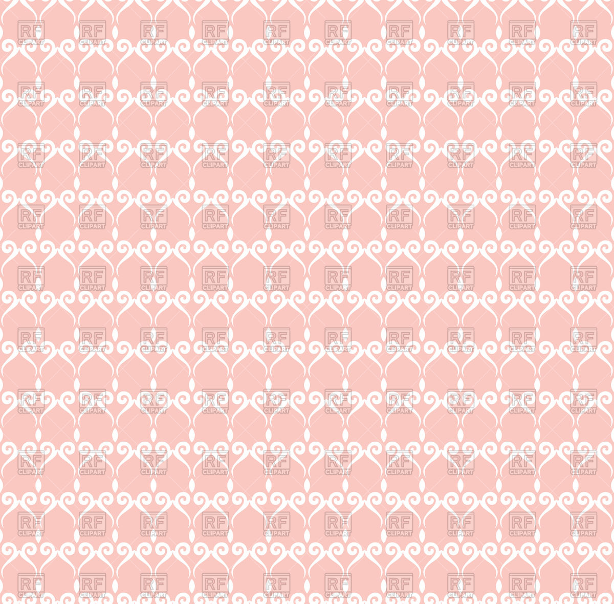 1200x1180 Classic Seamless Pink And White Pattern Vector Image