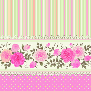 368x368 Rose Pattern Free Vector Download
