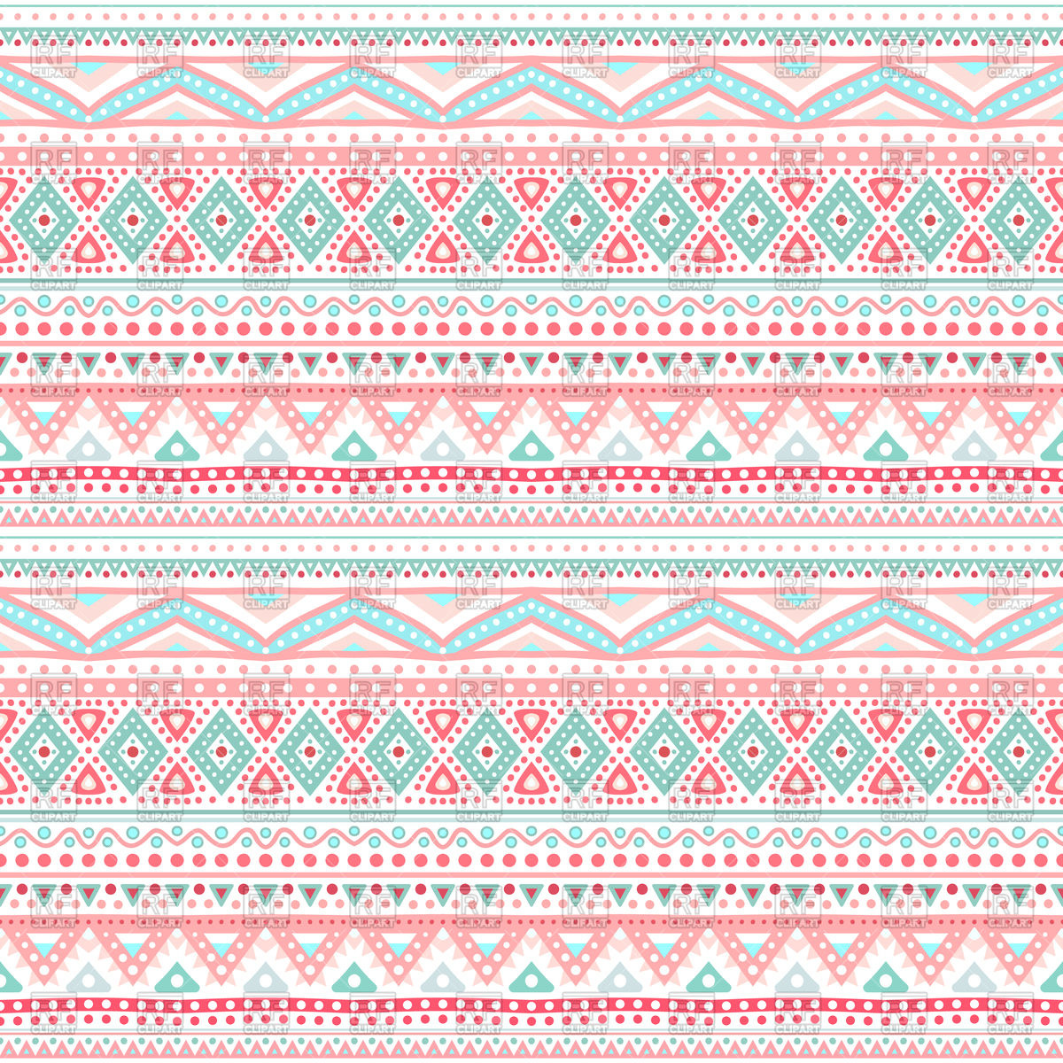 1200x1200 Tribal Ethnic Seamless Pink Pattern Vector Image Of Backgrounds