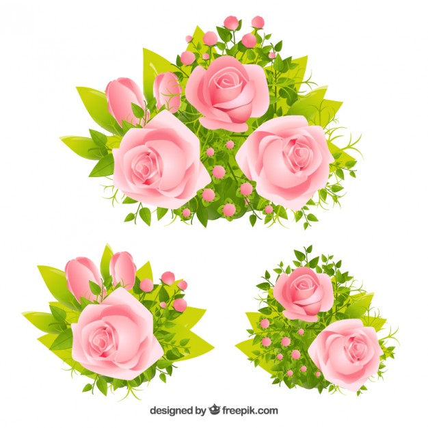 Pink Roses Vector Free Download 626x626 Pink Roses Vector Free Download