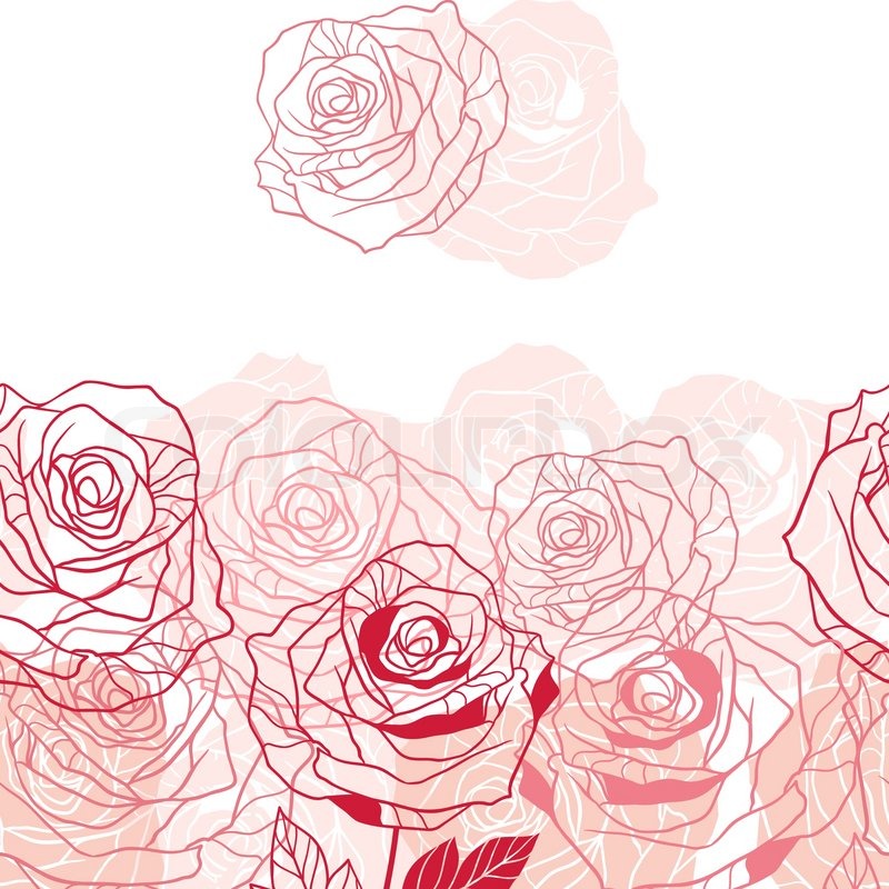 Floral Background With Pink Roses Stock Vector Colourbox 800x800 Floral Background With Pink Roses Stock Vector Colourbox