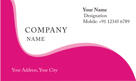 450x269 Pink Vector Business Card Download Vector Business Card Download