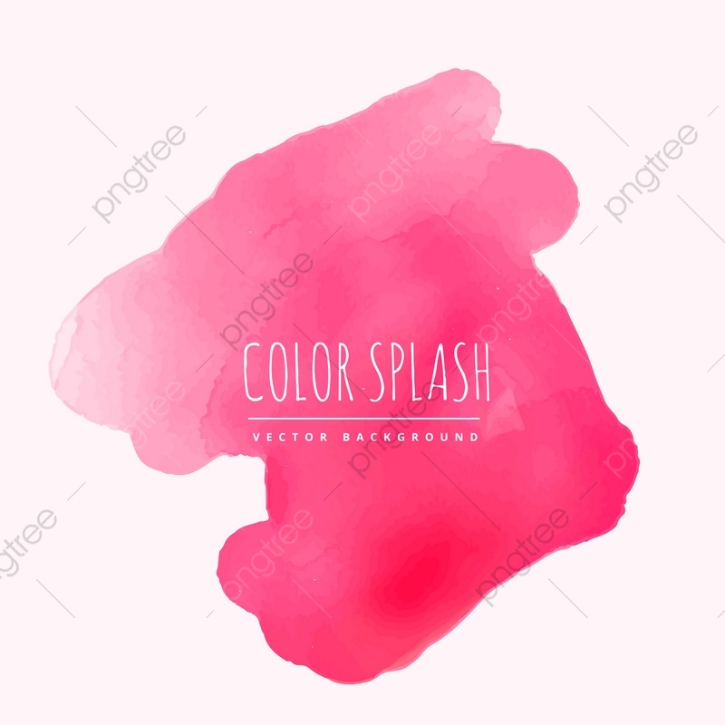 800x800 Pink Watercolor Splash Of Ink Vector Design Illustration