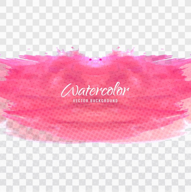 626x629 Pink Watercolor Stroke Vector Free Download