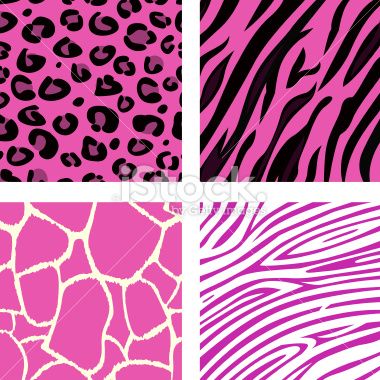 Pink Animal Leopard, Tiger, Zebra And Giraffe Print Pattern 380x380 Pink Animal Leopard, Tiger, Zebra And Giraffe Print Pattern
