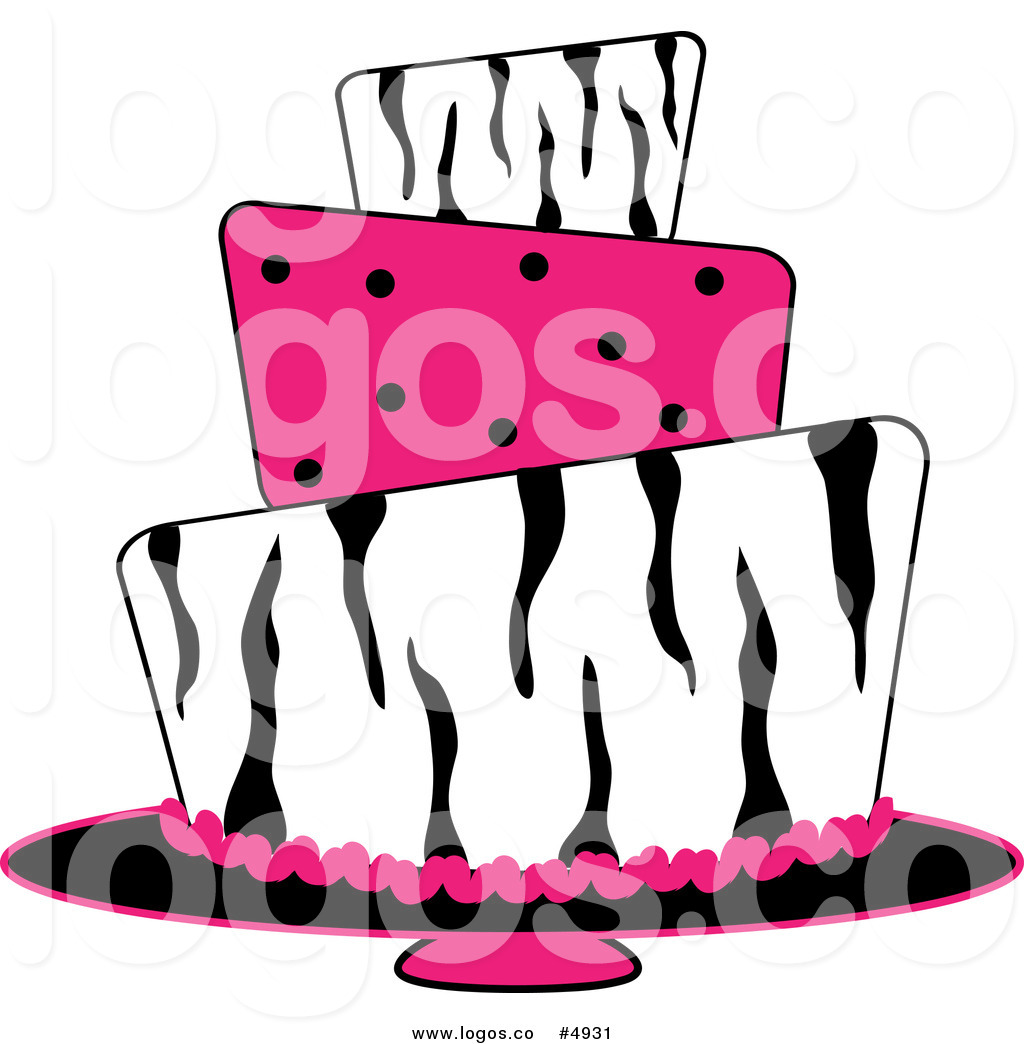 Royalty Free Vector Of A Round Three Tiered Zebra Print And Pink 1024x1044 Royalty Free Vector Of A Round Three Tiered Zebra Print And Pink