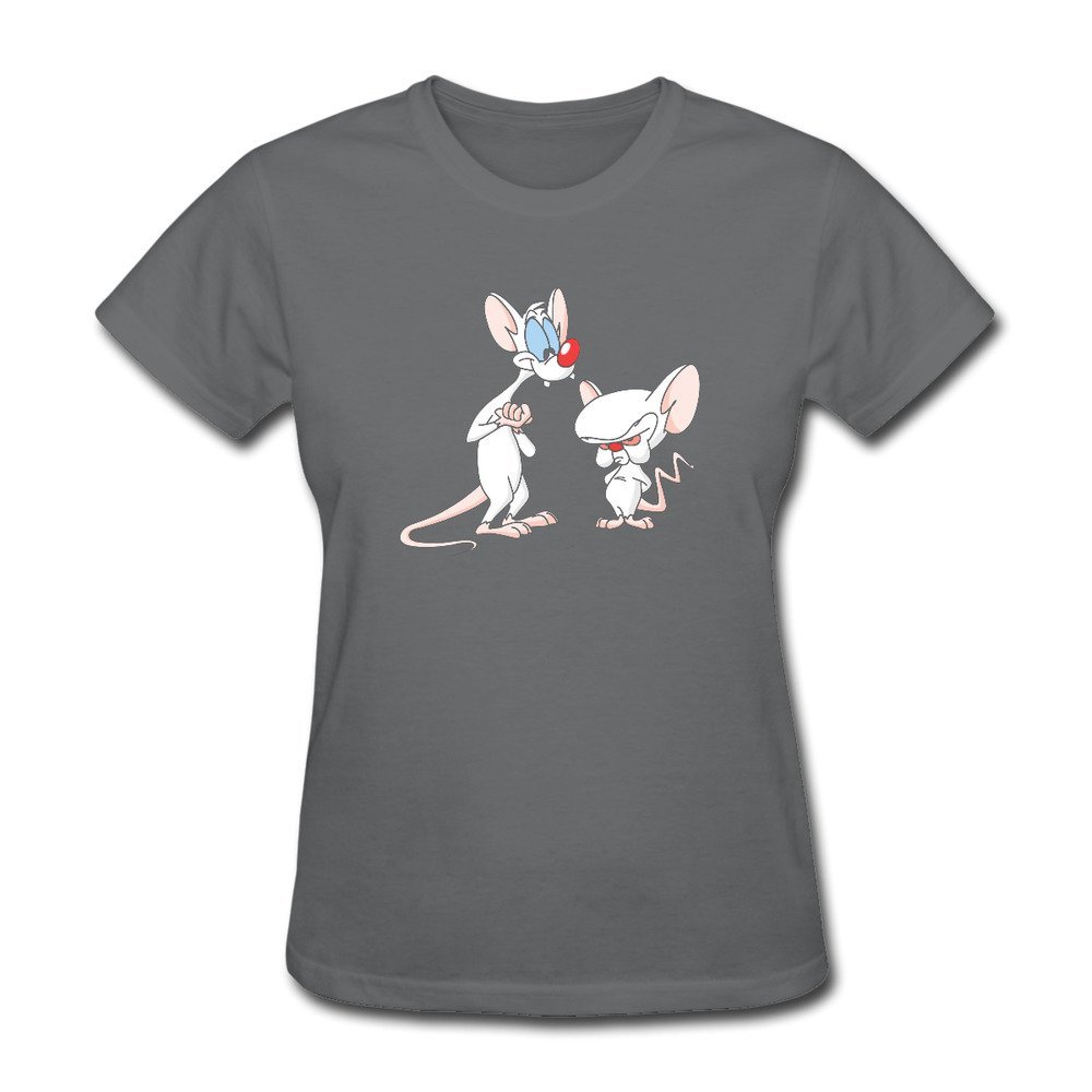 1000x1000 Fedns Women's Vector Pinky And The Brain T Shirt Clothing