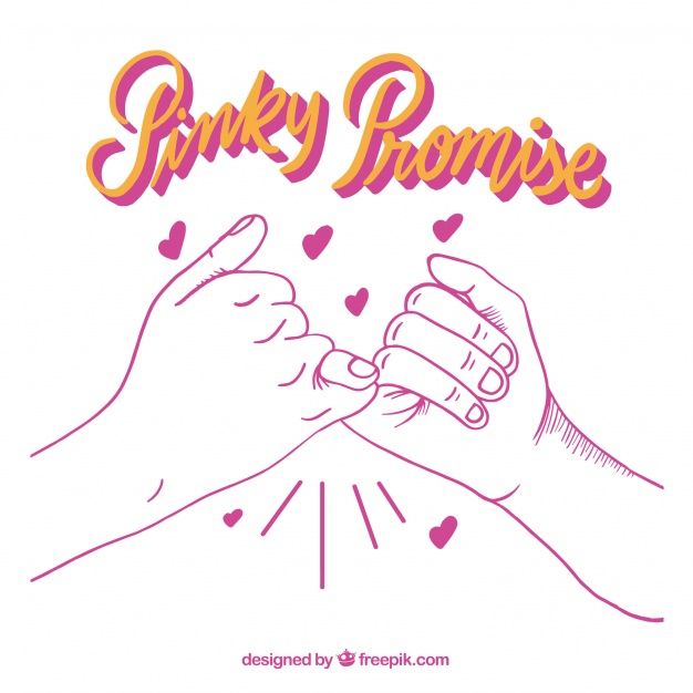 626x626 Hand Drawn Pinky Promise Concept Free Vector Softcase