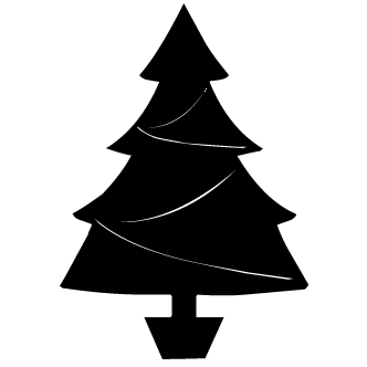 332x332 Vector De Pino De Navidad