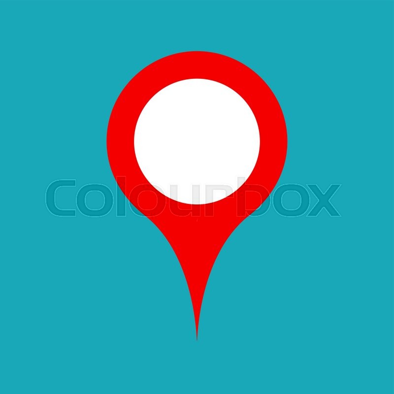 800x800 Vector Pinpoint Icon Pinpoint Symbol Stock Vector Colourbox