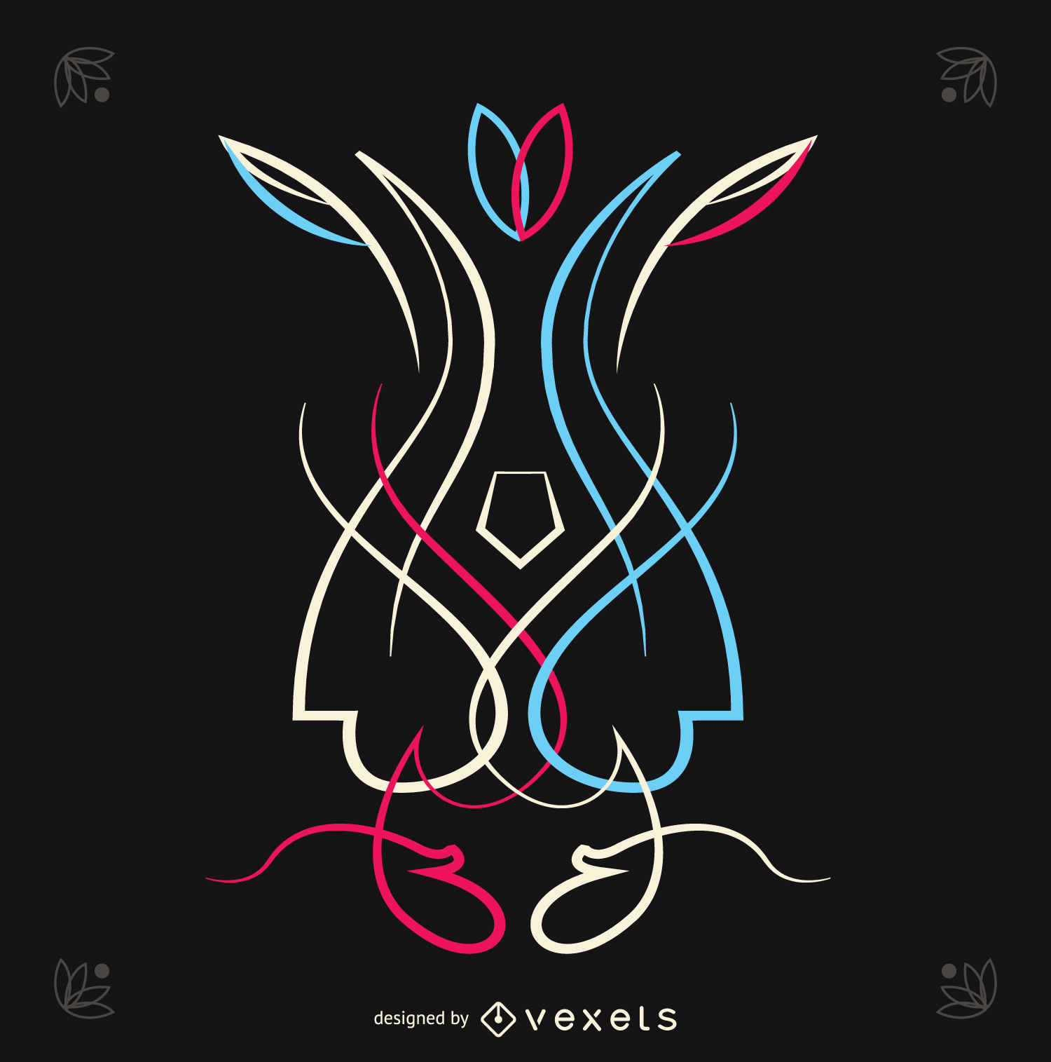 1500x1515 Delicate Pinstripe Vector