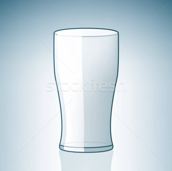 600x597 Empty Beer Glass Vector Illustration Vectorminator