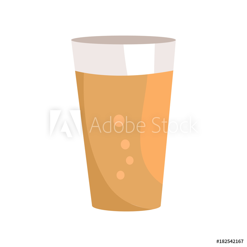 1000x1000 Photo Art Print Pint Of Dark Beer In Transparent Glass Vector