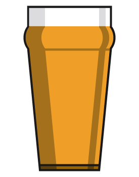 275x350 Pint Glass Clipart