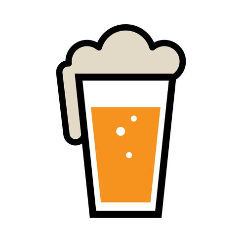490x490 Beer Pint Glass Vector Icon