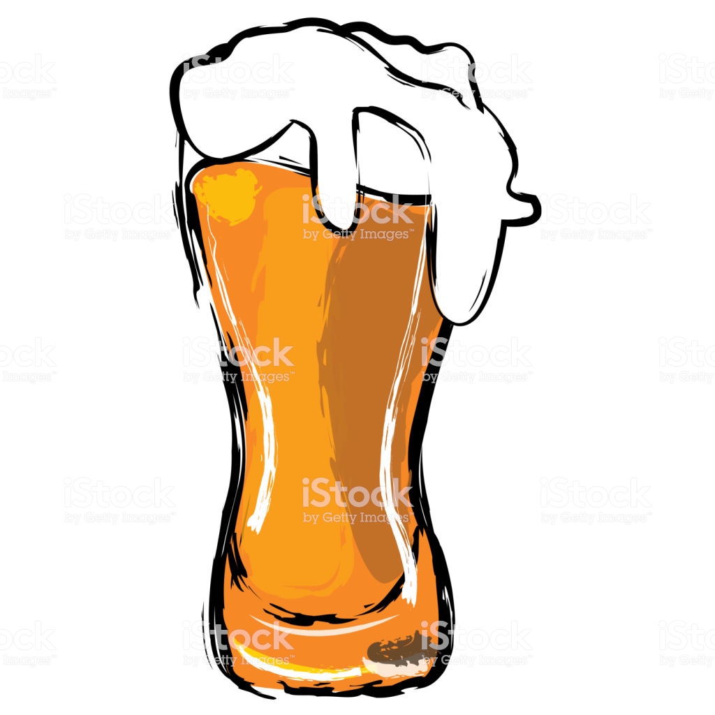 1024x1024 Isolated Beer Glass Vector Bierglas Clipart