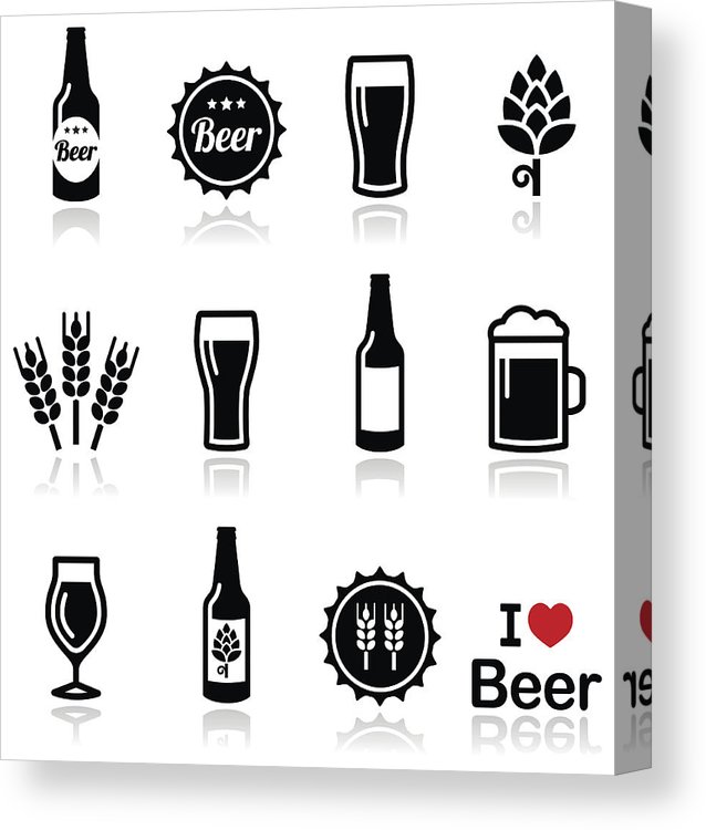 638x750 Beer Vector Icons Set