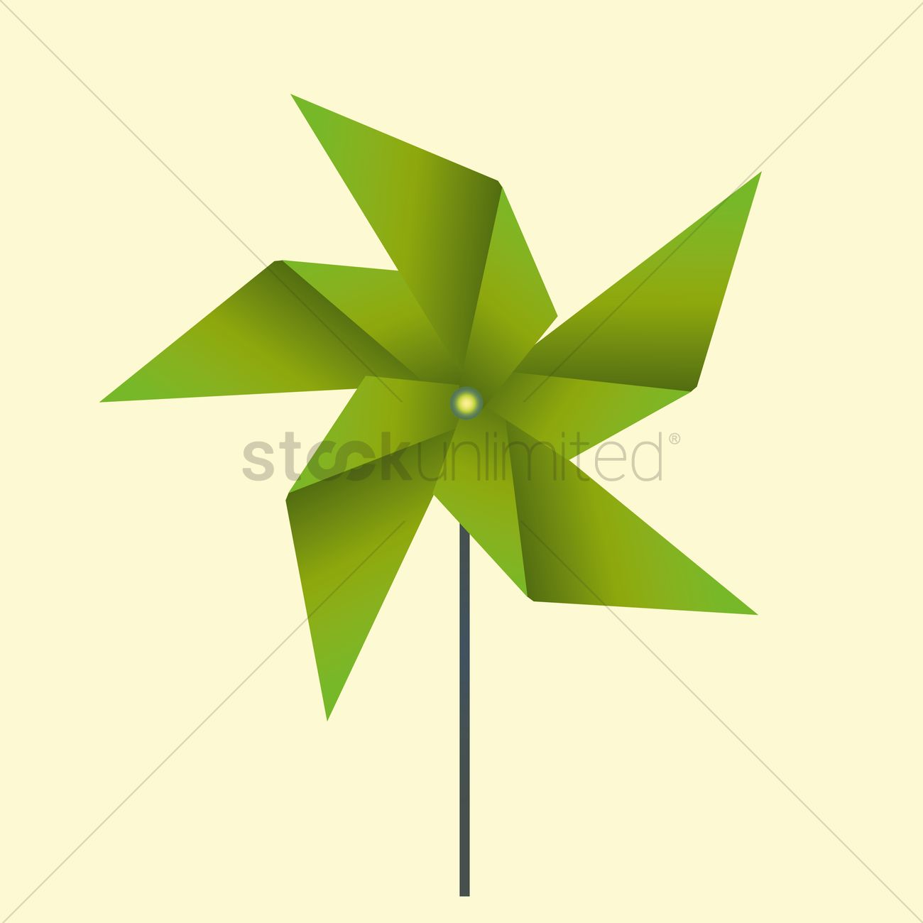 Pinwheel Vector Image 1300x1300 Pinwheel Vector Image
