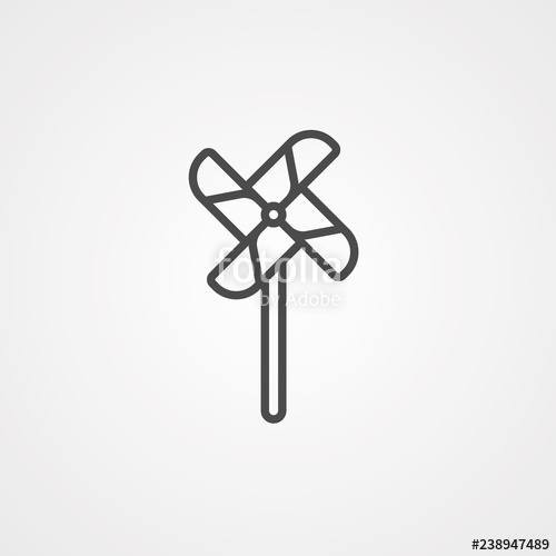 Pinwheel Vector Icon Sign Symbol Stock Image And Royalty Free 500x500 Pinwheel Vector Icon Sign Symbol Stock Image And Royalty Free