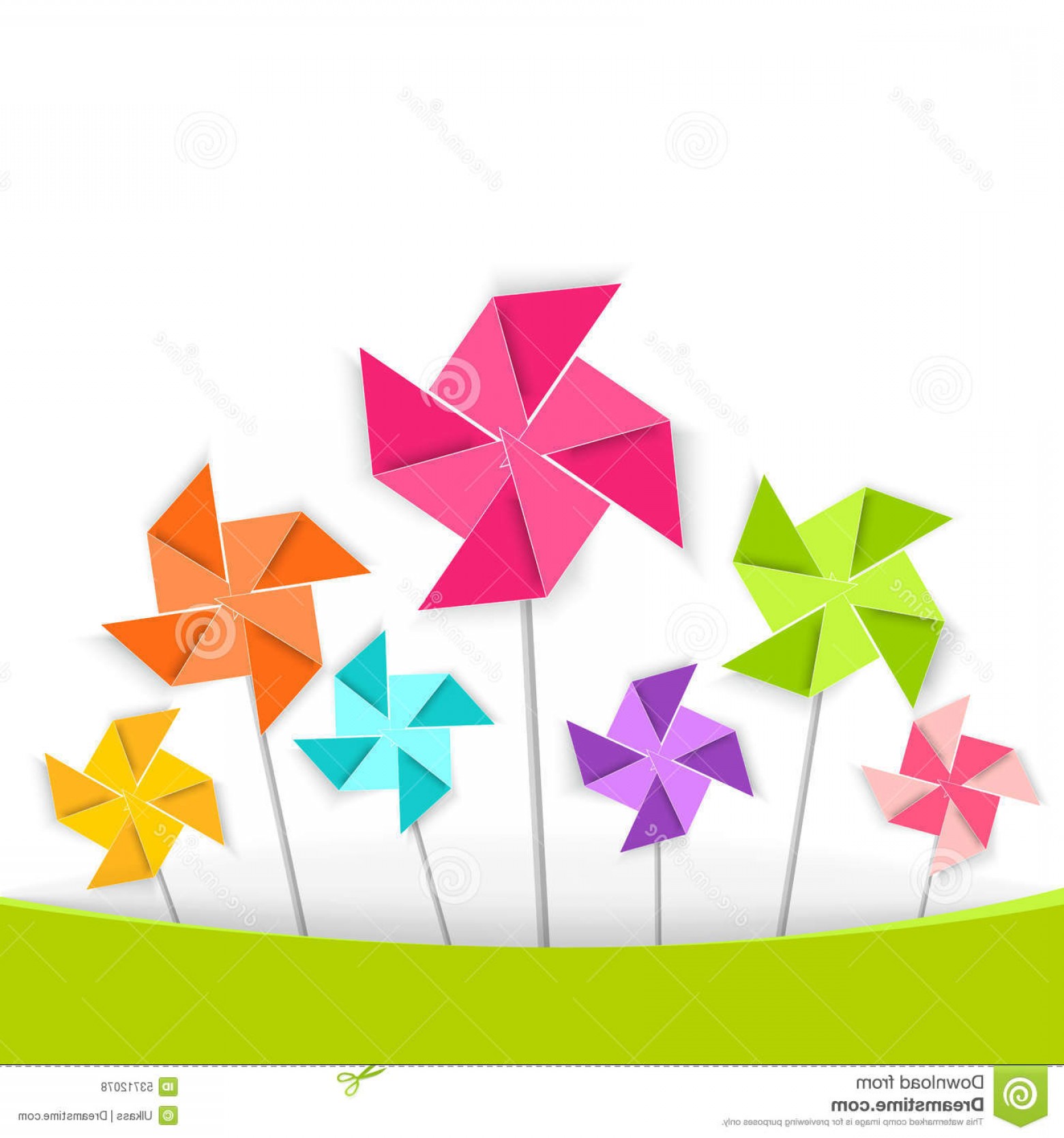 Stock Illustration Coloring Cartoon Pinwheel Vector Image 1560x1668 Stock Illustration Coloring Cartoon Pinwheel Vector Image