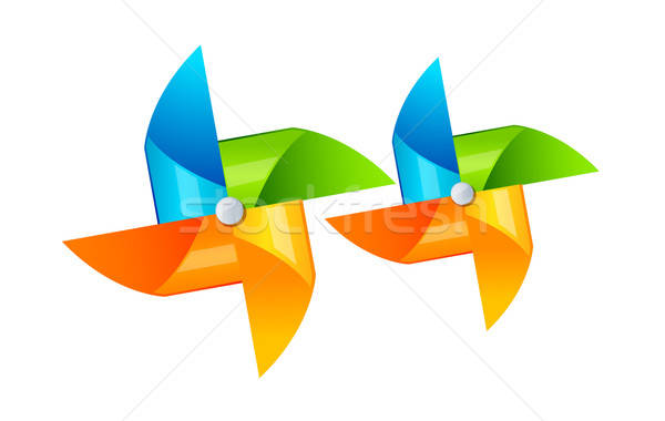 Vector Icon Pinwheel Vector Illustration Sungjoong Kim 600x380 Vector Icon Pinwheel Vector Illustration Sungjoong Kim