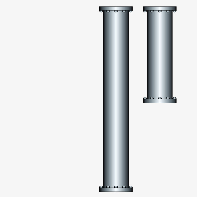650x651 Straight Metal Pipe, Vector, Metal, Pipe
