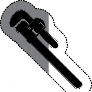 Photostock Vector Black Silhouette With Pipe Wrench Tool Vector 300x300 Photostock Vector Black Silhouette With Pipe Wrench Tool Vector