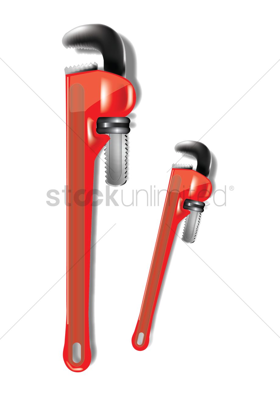 Pipe Wrench Vector Image 919x1300 Pipe Wrench Vector Image