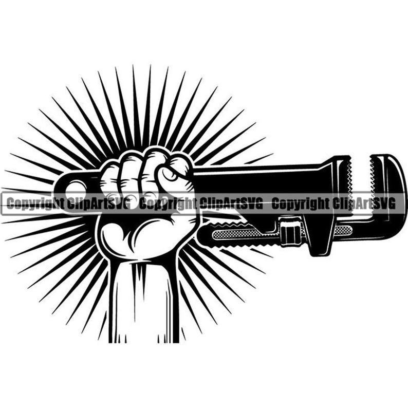 Plumbing Logo Hand Holding Pipe Wrench Plumber Etsy 794x794 Plumbing Logo Hand Holding Pipe Wrench Plumber Etsy
