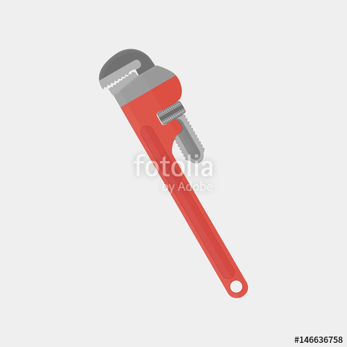 Pipe Wrench Flat Stock Image And Royalty Free Vector 500x500 Pipe Wrench Flat Stock Image And Royalty Free Vector