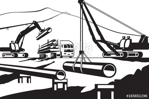 500x334 Construction Of Above Ground Pipeline