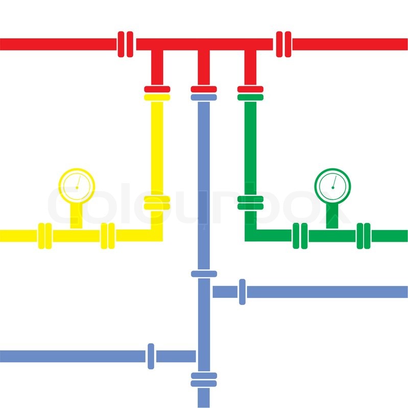 799x800 Seamless Background Of Water Pipeline Stock Vector Colourbox