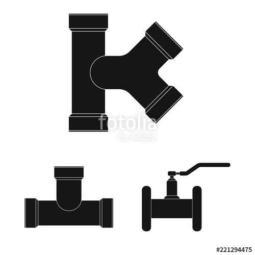 500x500 Vector Illustration Of Pipe And Tube Icon Collection Of Pipe
