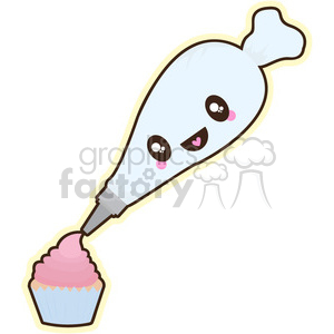 Piping Bag Cartoon Character Vector Clip Art Image Clipart 300x300 Piping Bag Cartoon Character Vector Clip Art Image Clipart