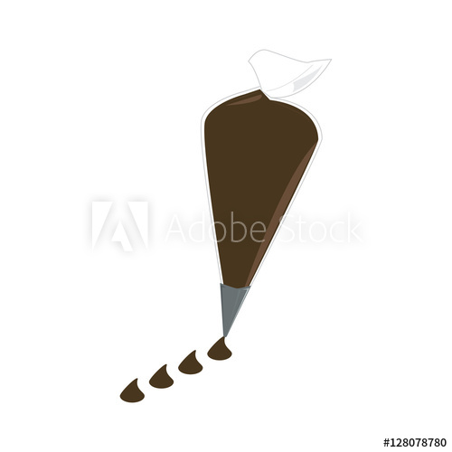 Chocolate Frosting Piping Bag 500x500 Chocolate Frosting Piping Bag