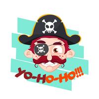 200x200 Pirate Face Free Vector Art