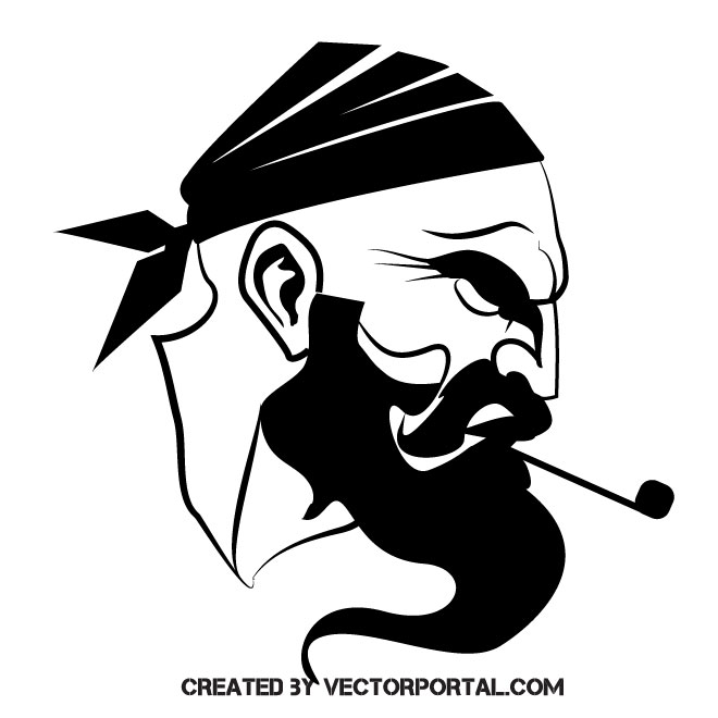 660x660 Pirate Vector Clip Art
