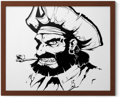 400x327 Vector Pirate Face Bath Mat