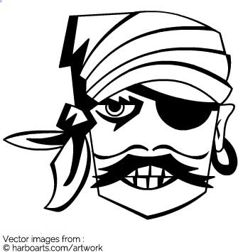 335x355 Download Cartoon Pirate Face
