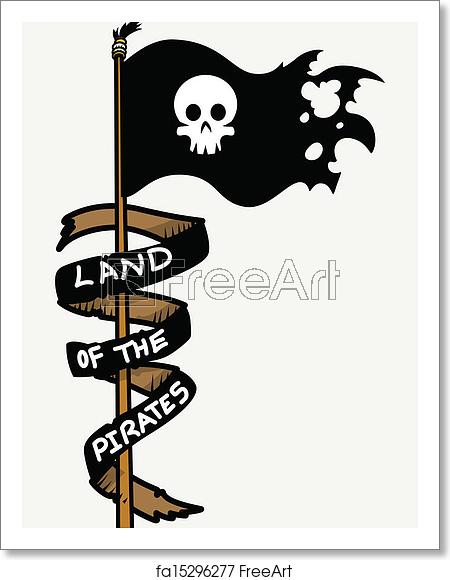 450x580 Free Art Print Of Land Of The Pirates