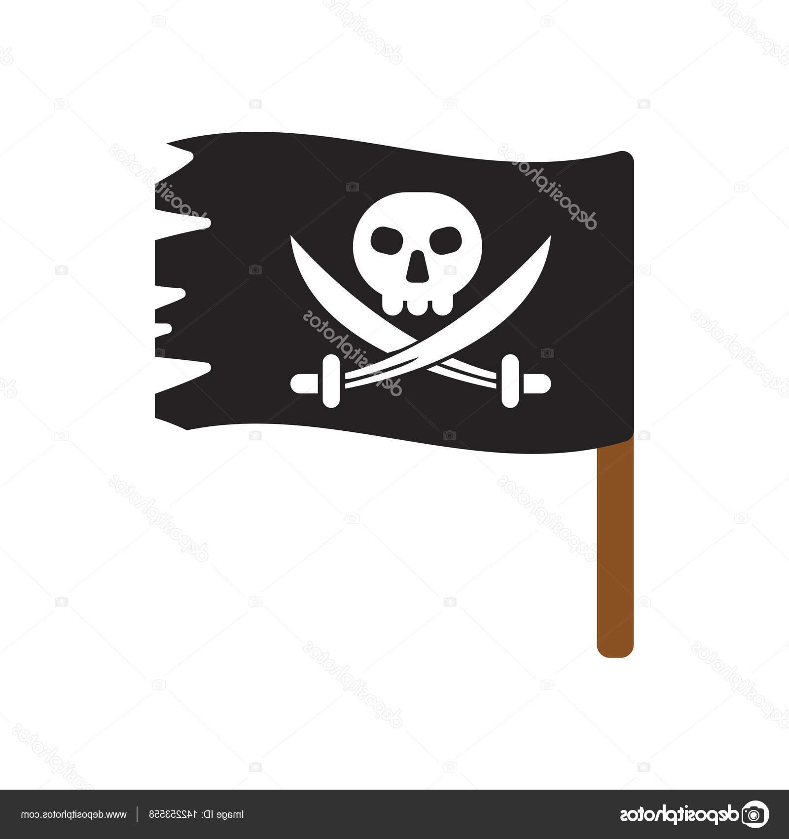 1600x1700 Best Hd Stock Illustration Pirate Flag Vector Isolated Drawing