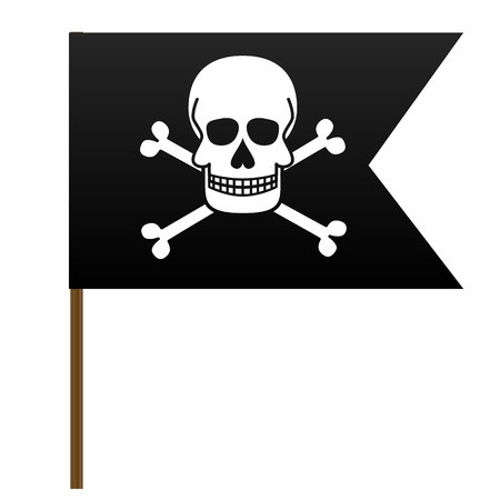 450x450 Skull And Crossbones Jolly Roger Pirate Flag Vector