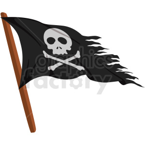 300x300 Pirate Flag Vector Clipart No Background Royalty Free Gif