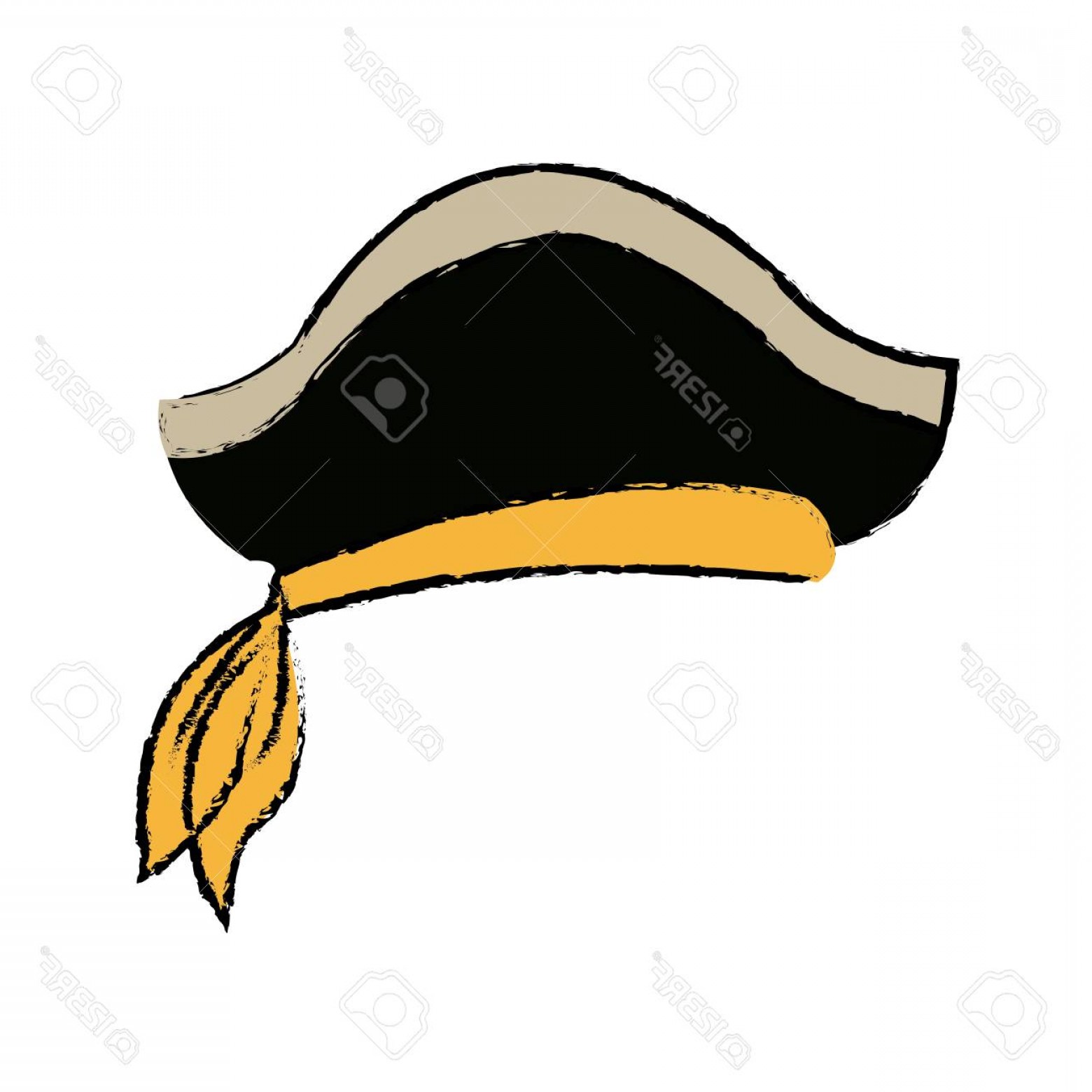1560x1560 Photostock Vector Pirate Hat Captain Costume Style Symbol Vector