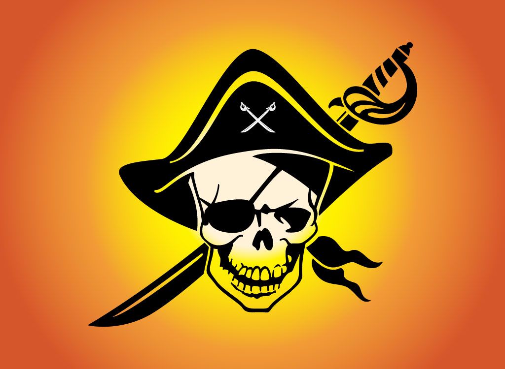 1024x750 Cool Skull Free Pirate Skull Vector Icon Pirates Are Cool