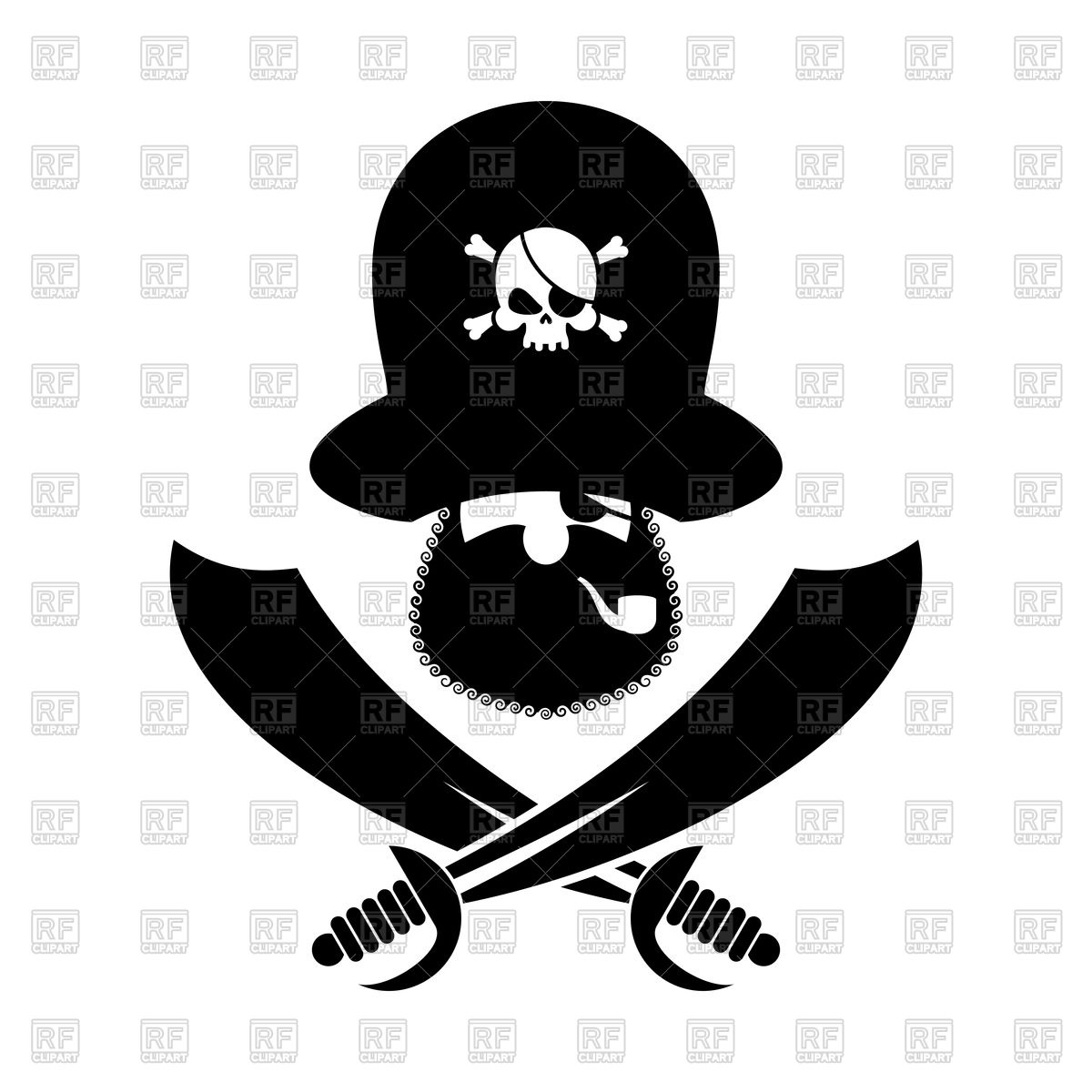1200x1200 Pirate Black Logo Vector Image Of Icons And Emblems Popaukropa