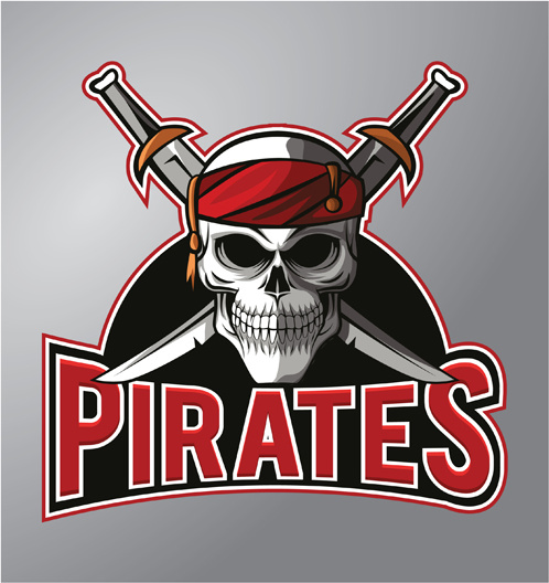 498x528 Retro Pirates Logo Vector Free Vector In Encapsulated Postscript